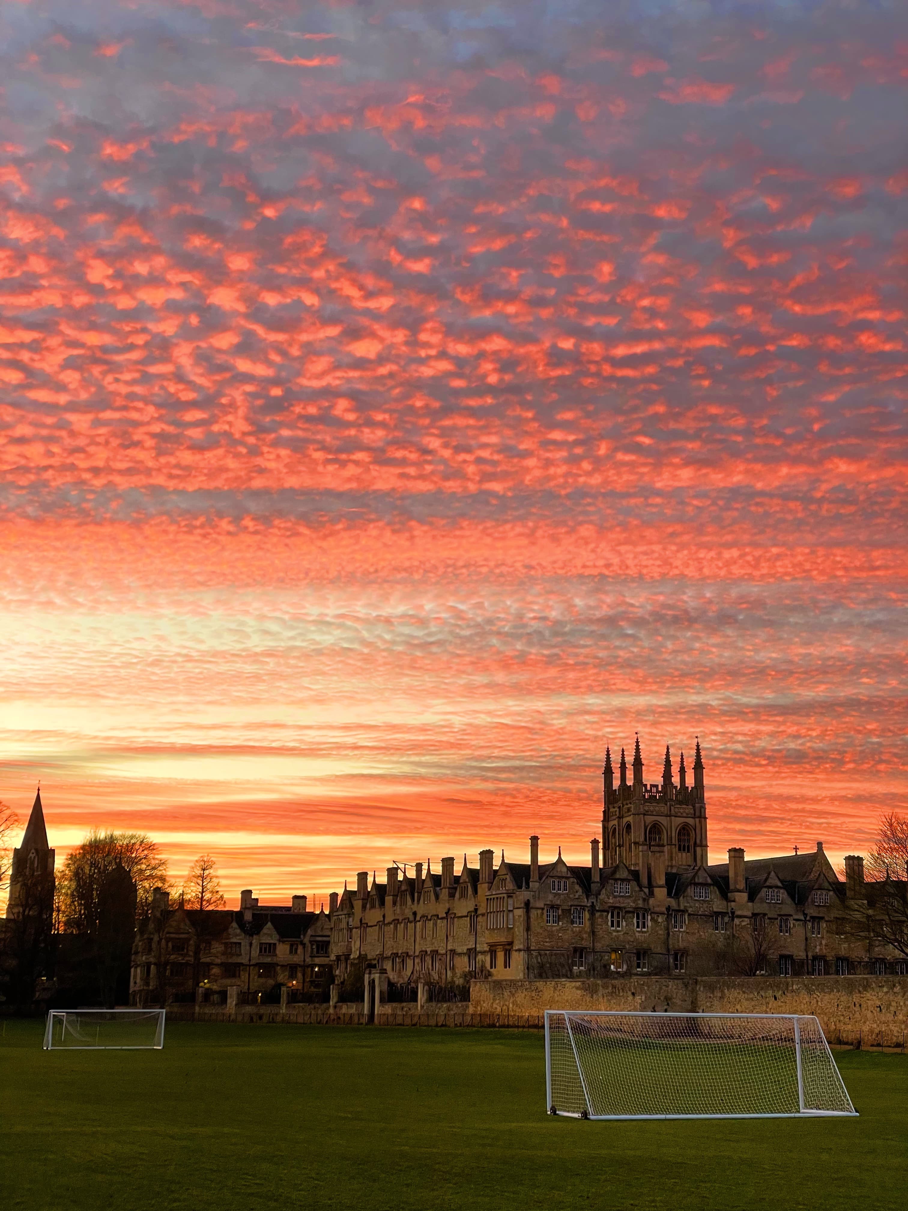 Oxford at sunset